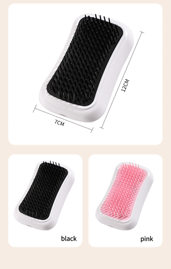 Massage Comb Electric Massage Brush Portable Hair Comb White Home Head Spa White - 图片 2